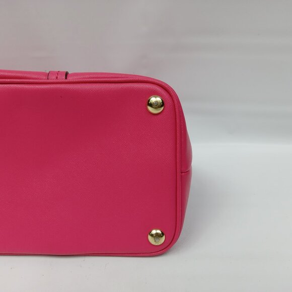 Coach Peyton Leather Cora Domed Satchel Bag M1381-F25671 - Picture 7 of 11